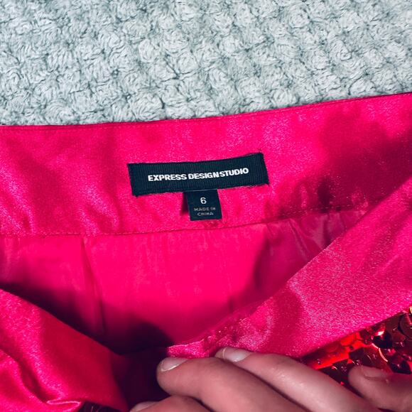 vintage retro y2k hot pink/purple low rise ultra micro mini sequin mini ibiza 6 - Picture 6 of 6